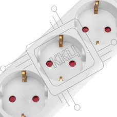 Удлинитель STANDARD 5 гнезд, 3м, 3х1,0мм², с/з, с выключателем, 2 USB, белый REXANT