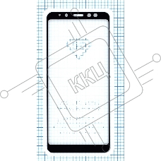 Защитное стекло для Samsung Galaxy A8 Plus черный