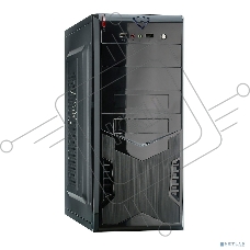Компьютерный корпус ExeGate EX280388RUS Miditower ExeGate CP-604 Black, ATX, (CP450W, 80мм), 2*USB, Audio