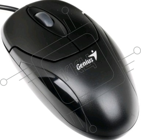 Мышь Genius XScroll V3 black {USB, G5 optical 1000dpi, подходит под обе руки} [31010233100/31010021400]