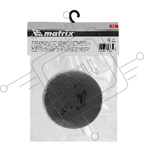Опора резиновая MATRIX 50910  для подкатного домкрата универсальная d=89 mm d=60 mm h=35 mm