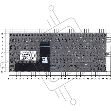Клавиатура для ноутбука Dell Inspiron 11 3147 черная