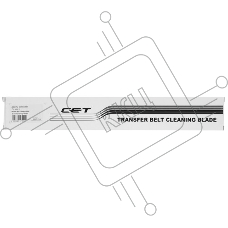 Лезвие очистки ленты переноса для Kyocera ECOSYS M5521/M5526/P5021/P5026 CET, CET281077