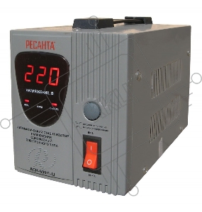 Стабилизатор напряжения Ресанта АСН-500/1-Ц электронный однофазный серый