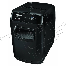 Шредер Fellowes AutoMax 150C FS-46801(01/02)*  {(секр.P-4)/фрагменты 4x38 мм,/150лист./32лтр./Уничт:скрепки, скобы, пл.карты,CD диски}