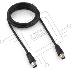 Кабель телевизионный Gembird, CCV-515, Coaxial M/F, 1.8м