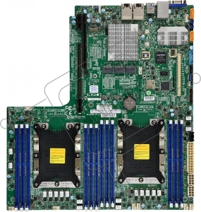 Серверная материнская плата C621 S3647 BLK MBD-X11DDW-L-B SUPERMICRO