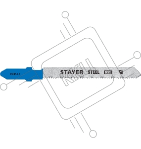 Полотна Stayer , T218A, для эл/лобзика, HSS, по металлу 0,9-3мм, фигур. рез, T-хвост., шаг 1,2мм, 5мм, 2шт 15995-1.2_z02