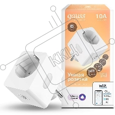 Сетевой переходник (Умная розетка) Smart Home 2300W 207-253V 10А IP20 c заземлением