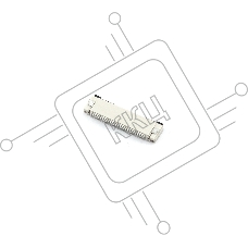 Разъем FPC Flip-Lock 0510-28RLGF 28 pin высота 1мм шаг 0,5мм