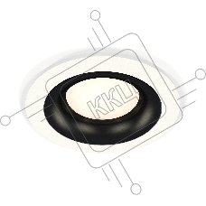 Комплект встраиваемого светильника Ambrella light XC7621002 SWH/PBK белый песок/черный полированный MR16 GU5.3 (C7621, N7011)