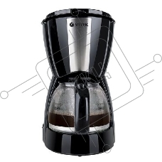 Кофеварка капельная Vitek VT-1503 черный, исп. кофе - молотый, 1.2 л, 900 Вт.