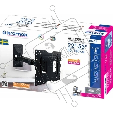 Кронштейн Kromax DIX-17 BLACK (для LED/LCD телевизоров 22