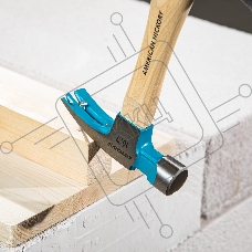 Молоток-гвоздодер,280 г, угол 75, магнит, обрезиненная рукоятка AMERICAN HICKORY GROSS