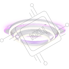 Светильник Ambrella light FA8522 WH белый 146W 3000K-6400K+RGB 560*500*150 (ПДУ РАДИО 2.4G)
