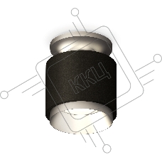 Светильник Ambrella Light XS7511100 SBK/MCH черный песок/хром матовый MR16 GU5.3 (N7928, C7511, N7033)
