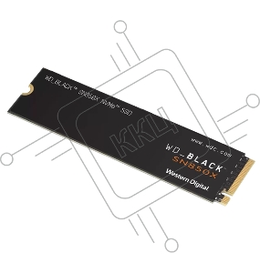 Накопитель WD SSD Black SN850X, 2.0TB, M.2(22x80mm), NVMe, PCIe 4.0 x4, 3D TLC, R/W 7300/6600MB/s, IOPs 1 200 000/1 100 000, TBW 1200, DWPD 0.3 (12 мес.)