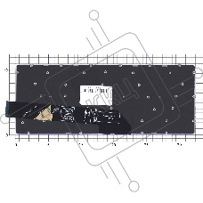 Клавиатура для ноутбука Lenovo Flex 5 CB-13 черная