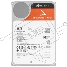 Жесткий диск HDD Seagate IronWolf Pro 16Tb 7200rpm SATA 256Mb 3.5
