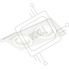 Комплект встраиваемого светильника Ambrella light XC7635040 SWH белый песок MR16 GU5.3 (C7635, N7110)