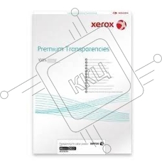 Пленка прозрачная Premium XEROX для ч/б лазерной печати A4, 100гр/м2,100 л. (без подложки и полосы)