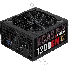 Блок питания Aerocool / Formula 1200W Retail KCAS PLUS 1200GM, 80 PLUS Gold, ATX v2.4, модульный, fan 14cm, 8x PCI-E [6+2-Pin], 10x SATA, 6x MOLEX