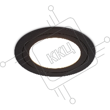 Светильник Ambrella light TN6604 BK черный IP44 GX53 max 15W D110*23
