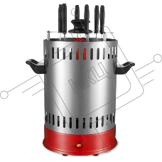 Шашлычница электрич Sakura SA-7811SR 1000 Вт 6шамп