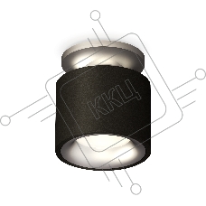 Светильник Ambrella Light XS7511101 SBK/MCH черный песок/хром матовый MR16 GU5.3 (N7928, C7511, N7013)