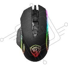 Мышь проводная Qumo Pantheon M50 черный, 3200 dpi, USB, кнопки - 7