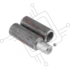 Петля гаражная с шаром d 32*160мм, 2 шт., Россия Сибртех