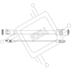 Кабель Advantech 1700018971   M Cable SATA 7P/SATA 7P 15CM 180/180 W/