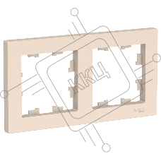 Рамка 2-м ATLAS DESIGN универс. беж. SchE ATN000202
