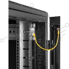 Шкаф серверный напольный ЦМО 24U (600 1000) дверь перфорированная 2 шт., черный
