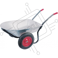 Тачка FIT 77557  строительная, сталь оцинкованная, 78л, до 165кг