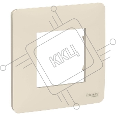 Рамка 1-м UNICA STUDIO беж. SchE NU200244