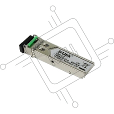 Трансивер SFP D-Link 331T/40KM/B1A WDM с 1 портом 1000Base-BX-D (Tx:1550 нм, Rx:1310 нм) для одномодового оптического кабеля 40 км