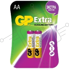 Батарея GP Extra Alkaline 15AX LR6 AA (2шт) блистер