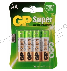 Батарея GP Super Alkaline 15A LR6 AA (8шт)