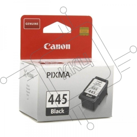 Картридж струйный PG-445 (8283B001), для Canon MG2540, Чёрный, 180 стр.