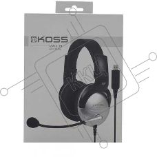 Наушники KOSS SB-45 USB {Гарнитура, закрытого типа с электретным микрофоном и VC,част. 18-20000 Гц,импеданс 100 Ом, чувствительность 103 дБ, шнур 2,4м, USB-подключение к ПК}