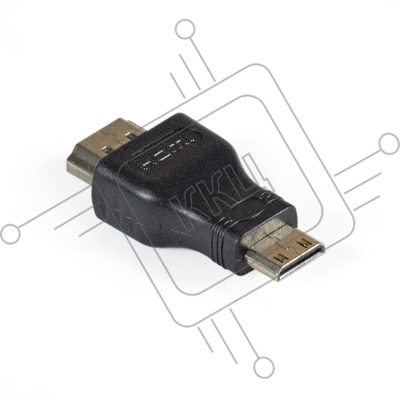 Переходник  Exegate EX284924RUS HDMI-miniHDMI ExeGate EX-HDMI-FMC (19F/19M, позолоченные контакты)