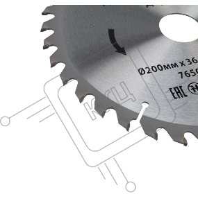 Диск пильный 200 мм х 36 зуб х 30/20 мм Kranz