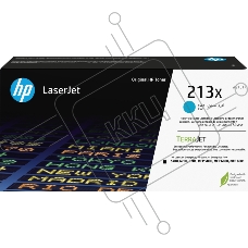 Картридж лазерный HP 213X Голубой High Yield Original LaserJet Toner Cartridge