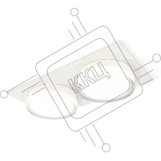 Комплект встраиваемого светильника Ambrella light XC7635043 SWH/FR/CL белый песок/белый матовый/прозрачный MR16 GU5.3 (C7635, N7160)
