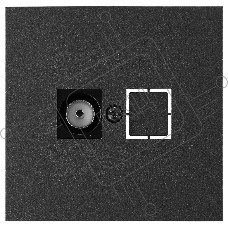 Механизм розетки Bylectrica Механизм роз. ТВ (гнездо) серия CARRE, графит (ТР-6641)