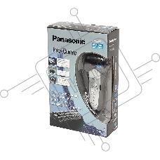 Бритва сетчатая Panasonic ES-GA21 реж.эл.:3 питан.:аккум. черный/серый