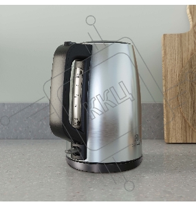 Электрический чайник Electrolux E3K1-3ST Нержавеющая сталь, 2200 Вт, 1,7 л, открывание крышки одной рукой, съемный фильтр, защита от перегрева