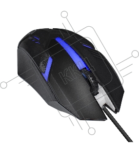 Мышь ExeGate EX289491RUS Gaming Standard Laser GML-17 (USB, лазерная, 1200dpi, 3 кнопки и колесо прокрутки, длина кабеля 1,5м, черная, Color box)