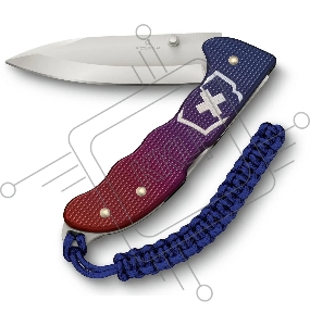 Нож перочинный Victorinox Evoke Alox (0.9415.D221) 136мм 5функц. синий/красный подар.коробка